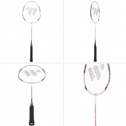 Abisal STEELTEC 9 BADMINTON RACKET RED WISH